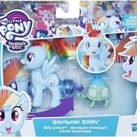 My Little Pony Rainbow Dash & Tank Silly Looks Figure Set - Picture 2 of 5